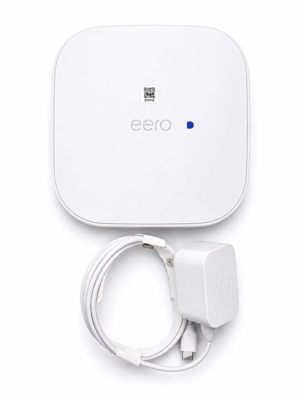 Eero 6+ Plus EYT-Y2 Dual Band Mesh Wi-Fi 6 Router - White w/ Charger NEW